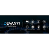 Devanti Gas Cooktop 60cm 4 Burner Silvir